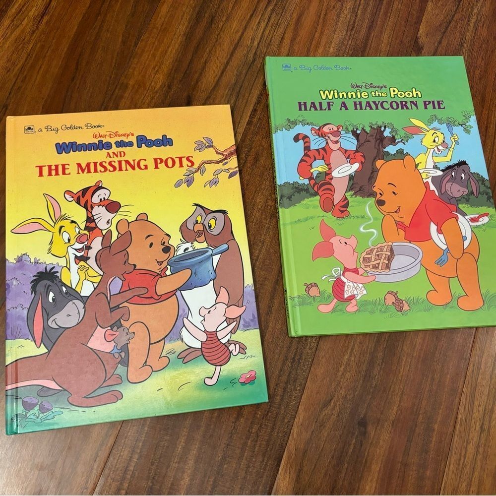 Walt Disneys Winnie the Pooh 2 Vintage 1992 Hardcover Children’s Books